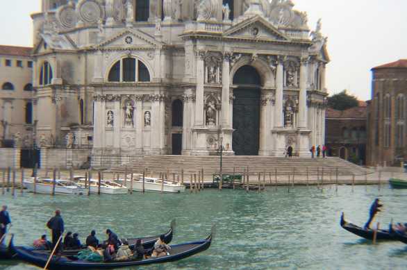 Gondolas and Santa Maria della Salute