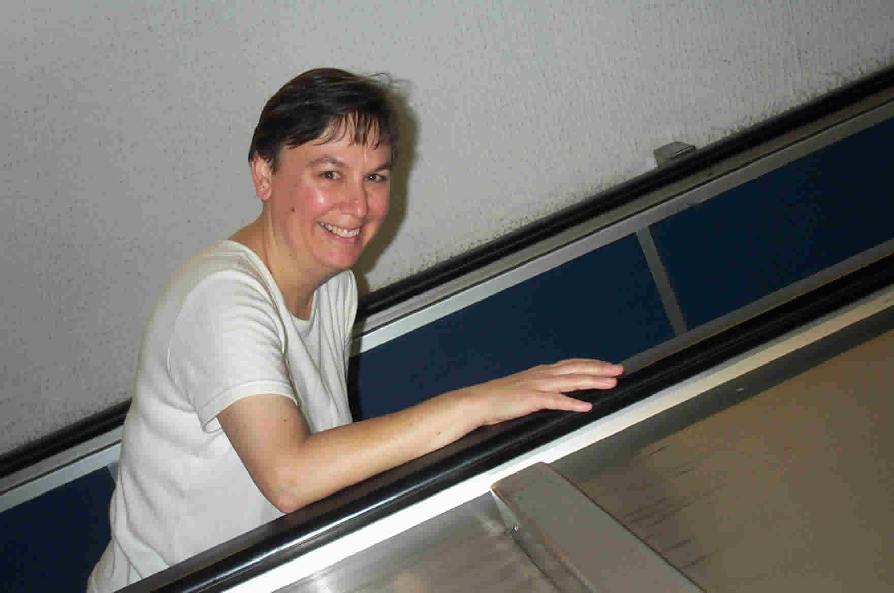 Renee on the metro