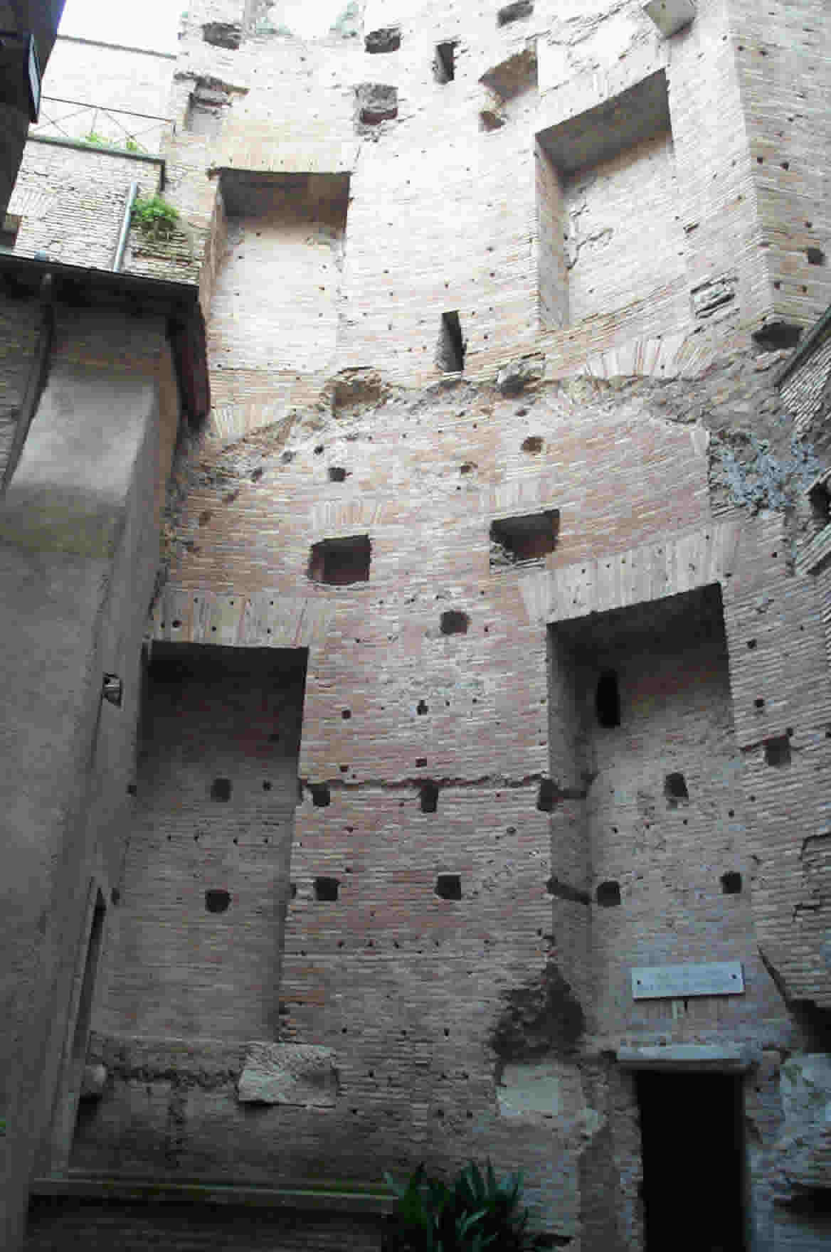 Sacristy wall