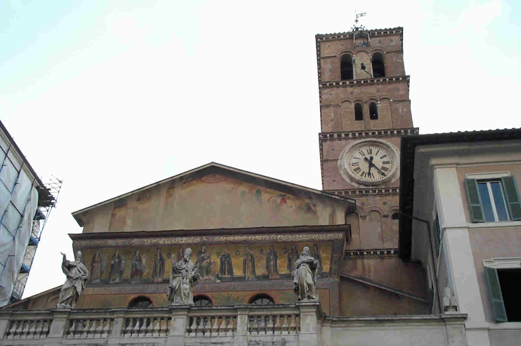 Top of the church and campanile