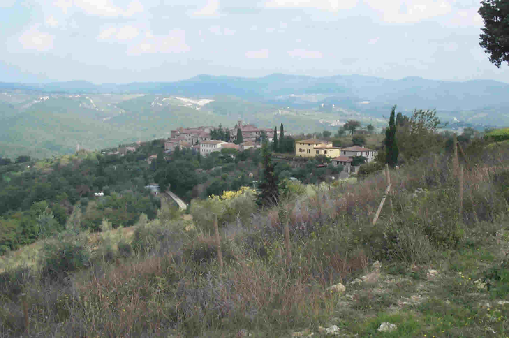 Vagliagli from above