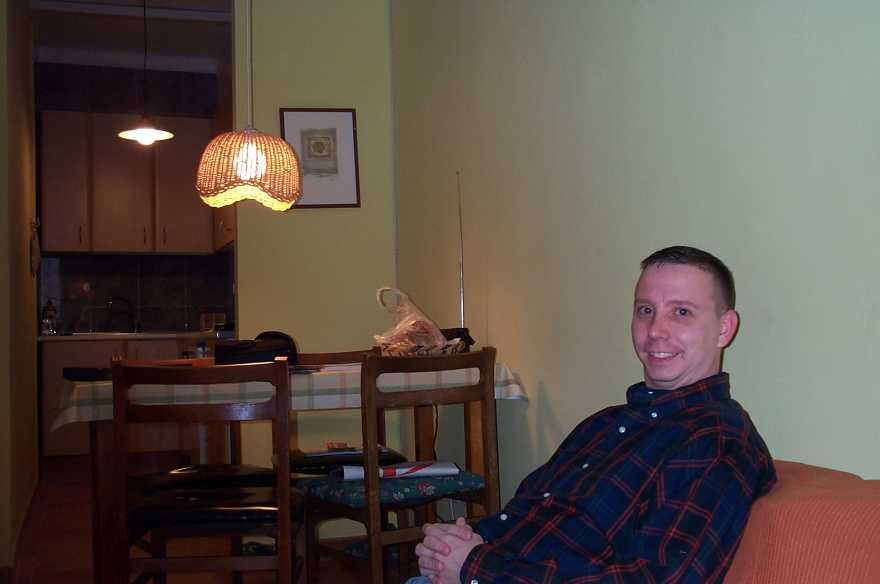 Chris in Living Room