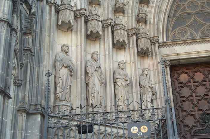 Doorway with Saints