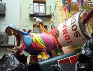 Campbells Soup Can with a Hippo